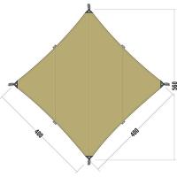 エバニュー(EVERNEW) ポリコットンタープ Tarp TC3 ヘキサ ECQ203 | Marcy Retail Store