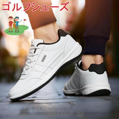 ゴルフシューズ レディース 紺色白 23センチ