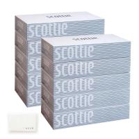 スコッティ ティッシュ (400枚(200組) * 5箱パック * 2セット) ホワイト パッケージ ボックス ティシュー SCOTTIE | Marin Select Store