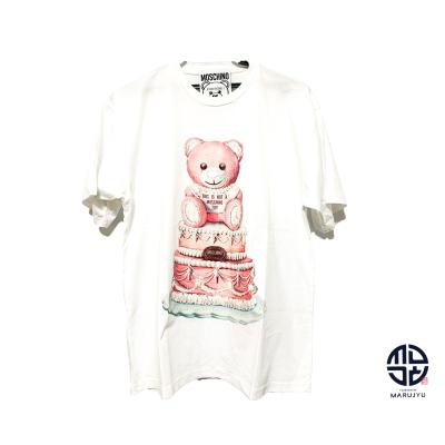 MOSCHINO モスキーノ テディベア くま 刺繍 Tシャツ M ホワイト 白 楽天市場】Moschino モスキーノ Teddy Bear Print T-Shirts T