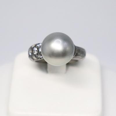 hum　ハム　パール　シルバー925　ダイヤ　リング hum ハム（リング、指輪）｜レディースアクセサリー | ファッション の