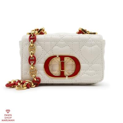 ディオール 財布 二つ折り（Christian Dior）（色：ホワイト系）の
