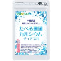 たべる 珊瑚カルシウム チュアブル サプリ 1袋(約14日分500mg×42粒) ミネラル サプリ 食べるカルシウム サプリ | 株式会社湧川商会公式ストア