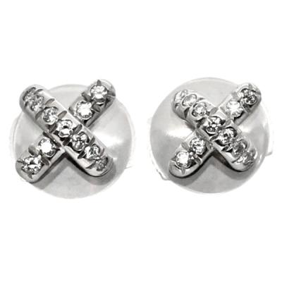 ティファニー ピアス クロス（両耳用/片耳用：両耳用）の