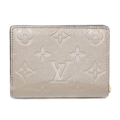 【新品未使用】ルイ ヴィトン ポルトフォイユ クレア アンプラント グレージュ LOUIS VUITTON（ルイ・ヴィトン） バイカラー モノグラムアンプラント