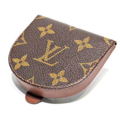 ルイヴィトン モノグラム ケース 小銭入れ 丸型 小物 LOUIS VUITTON（ルイ・ヴィトン） 新品同様 モノグラム フック付き