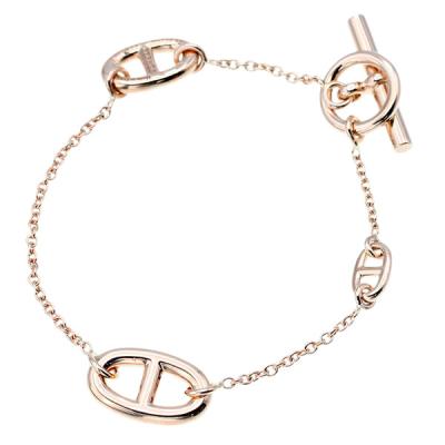 ファランドール エルメス HERMES シェーヌダンクル ブレスレット K18PG