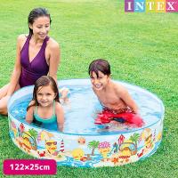 プール ダッキングスナップセットプール 122×25cm INTEX インテックス | 雛人形 五月人形 こいのぼりの丸富