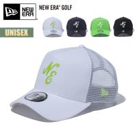 ニューエラ ゴルフ キャップ NEW ERA GOLF 9FORTY A-Frame トラッカー Diamond Classic Log メッシュキャップ 高機能素材 ブランドイニシャル 刺繍 抗菌 | masa surf and snow