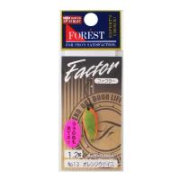 ルアー ファクター 1.2g No.13 オレンジウグイス【ゆうパケット】 | 釣具のマスタック