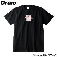 ウェア Oraio(オライオ) グラフィックTシャツ L No more bite ブラック【ゆうパケット】 | 釣具のマスタック