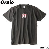 ウェア Oraio(オライオ) グラフィックTシャツ M BITE スミ【ゆうパケット】 | 釣具のマスタック