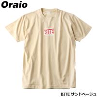 ウェア Oraio(オライオ) グラフィックTシャツ S BITE サンドベージュ【ゆうパケット】 | 釣具のマスタック