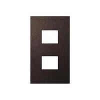 パナソニック(Panasonic) EXTRA(エクストラ)メタル コンセントプレート2コ用(ブラウン) WNS9602A | 増高電機株式会社