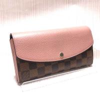 LOUISVUITTON　ルイヴィトン　ダミエ　ポルトフォイユ　ノルマンディ　ローズバレリーヌ　N61262　イニシャル入り | MASUYA