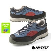 ハイテック HI-TEC AORAKI WP トレッキングシューズ ローカット 登山靴 ウォーキング HT HKU11 青赤白 透湿 防水 抗菌防臭 メンズ 送料無料 | クリックマーケットMASUYA