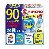 水性キンチョウリキッド 90日 無香料 取替え液 2個入/ 金鳥 | 街の雑貨屋さん Yahoo!店