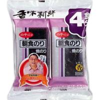 白子 香味新鮮 焼きのり 朝食のり ８切８枚４袋