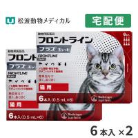 【10％OFFクーポン】フロントラインプラス 猫用 6ピペット 2箱セット 動物用医薬品【B配送】 | 松波動物メディカル通信販売部