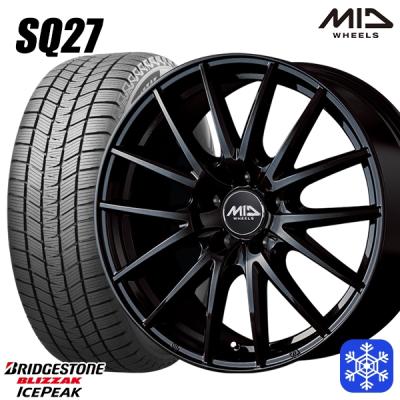 BRIDGESTONE 自動車 冬タイヤ、ホイールセット（リム径（ホイール