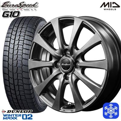 155/65R14 ダンロップ ウィンターマックス タイヤホイール2本セット① 155/65r14（WINTER MAXX／自動車 冬タイヤ、ホイールセット）｜タイヤ