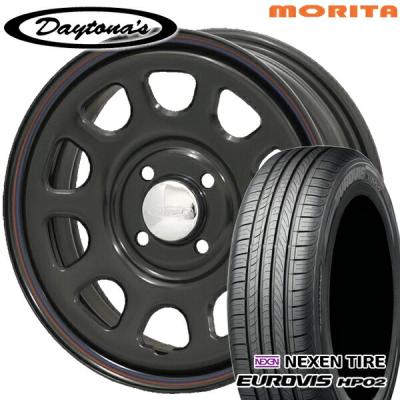 165/65R14 デイトナ　サマータイヤホイールセット NANKANG（ナンカン） サマータイヤ ホイール4本セット 165/65R14インチ