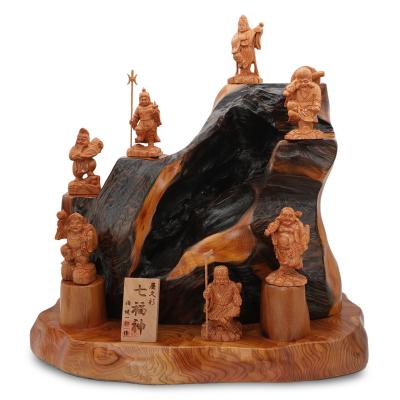 木彫り 七福神（セット/単品：セット）のおすすめ人気商品一覧 通販