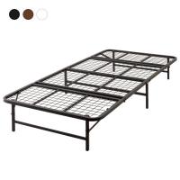 ベッド 折りたたみパイプベッド シングル 収納式 完成品 シンプル ベッドフレーム ブラック ブラウン ホワイト | マックスレックス