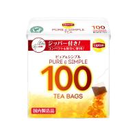 キーコーヒー リプトン ピュア&amp;シンプル ティーバッグ 100袋 ×6 メーカー直送 | MAXZEN Direct Yahoo!店