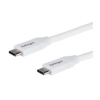 StarTech USB2C5C4MW ホワイト USB 2.0 Type-C ケーブル 4m | MAXZEN Direct Yahoo!店