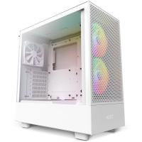 NZXT CC-H51FW-R1 ホワイト H5 Flow RGB ミドルタワー型PCケース | MAXZEN Direct Yahoo!店
