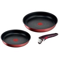 ティファール T-fal フライパン 3点セット IH対応 L38390 インジニオ・ネオ IHルージュ・アンリミテッド セット3 ガス火 取っ手 | MAXZEN Direct Yahoo!店