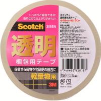 3M(スリーエム) スコッチ 透明梱包用テープ 軽量物用 48mm×50m | MAXZEN Direct Yahoo!店