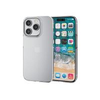 スマホケース ELECOM エレコム PM-A23CPVKCR iPhone15 Pro ケース ハード 軽量 薄型 カメラレンズ保護設計 UVコート クリア | MAXZEN Direct Yahoo!店