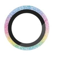 ELECOM PM-A25SFLLG2RAG iPhone 16e カメラフィルム ガラス グリッター 高透明 表面硬度10H 指紋防止 飛散防止 レインボー | MAXZEN Direct Yahoo!店