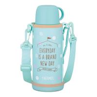 真空断熱2WAYボトル ミントベージュ サーモス FJJ-802WF MBE 食洗機対応 すべり止め付き ポーチは洗濯機OK 水筒 熱中症対策 THERMOS | MAXZEN Direct Yahoo!店