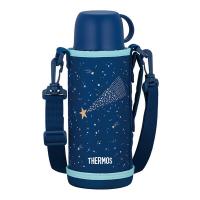真空断熱2WAYボトル ネイビーブルー サーモス FJJ-802WF NB 食洗機対応 すべり止め付き ポーチは洗濯機OK 水筒 熱中症対策 THERMOS | MAXZEN Direct Yahoo!店