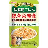 いなばペットフード いなば 低脂肪ごはん とりささみ&amp;緑黄色野菜 50g | MAXZEN Direct Yahoo!店