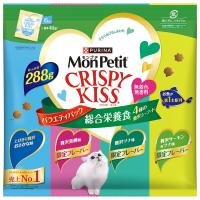ネスレ モンプチ クリスピーキッス バラエティパック 総合栄養食 4種の贅沢シーフード 288g | MAXZEN Direct Yahoo!店