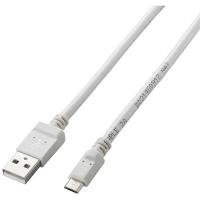USBケーブル ELECOM エレコム MPA-AMB2U08WH 2A対応microUSBケーブル 0.8m ホワイト | MAXZEN Direct Yahoo!店