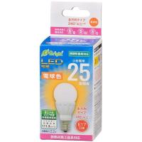 オーム電機 LDA2L-G-E17 IS22 LED電球 小形 E17 25形相当 電球色 | MAXZEN Direct Yahoo!店