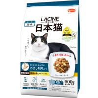 ラシーネ 日本猫 キャットフード にぼし削り入り フィッシュ&amp;チキン味 600ｇ国産 獣医師監修 小分包装 | マヤート