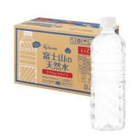 アイリスオーヤマ 天然水 ラベルレス 500ml ×24本 富士山の天然水 バナジウム含有 水 ミネラルウォーター ペットボトル 静岡県産 ケース 5 | まゆゆ商店