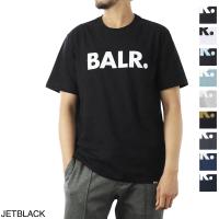 BALR. ボーラー Brand straight t-Shirt B1112.1048 カラー2色 クルー 