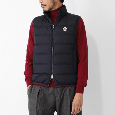 新品同様　Moncler モンクレール ダウンベスト 黒　サイズ4  LL MONCLER モンクレール ダウン ダウンベスト ライトダウンベスト