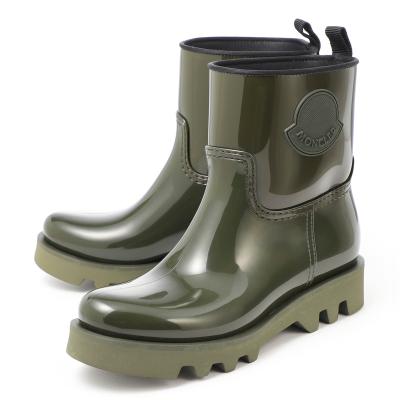 GINETTE/MONCLER/ブーツ MONCLER Ginette quilted nylon and rubber rain boots | NET-A