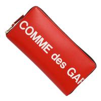 コム デ ギャルソン COMME des GARCONS ラウンドファスナー長財布 小銭入れ付き Huge Logo ロングウォレット レッド メンズ レディース sa0110hl-red | モダンブルーYahoo!店