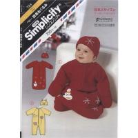 型紙 パターン ベビー防寒おくるみ 724 ベビーS・M シンプリシティ サンプランニング 大人 子供 ベビー 赤ちゃん 作り方 洋裁 | あなたの街のミシン専門店創作工房