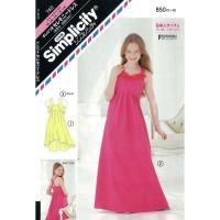 型紙 パターン ボレロつきセレモニードレス 740 スクールチャイルド 8号・9号・10号・11号・12号 シンプリシティ サンプランニング | あなたの街のミシン専門店創作工房