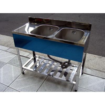 2槽シンク 1000（業務用厨房洗い場用品）｜飲食、厨房用 | DIY、工具